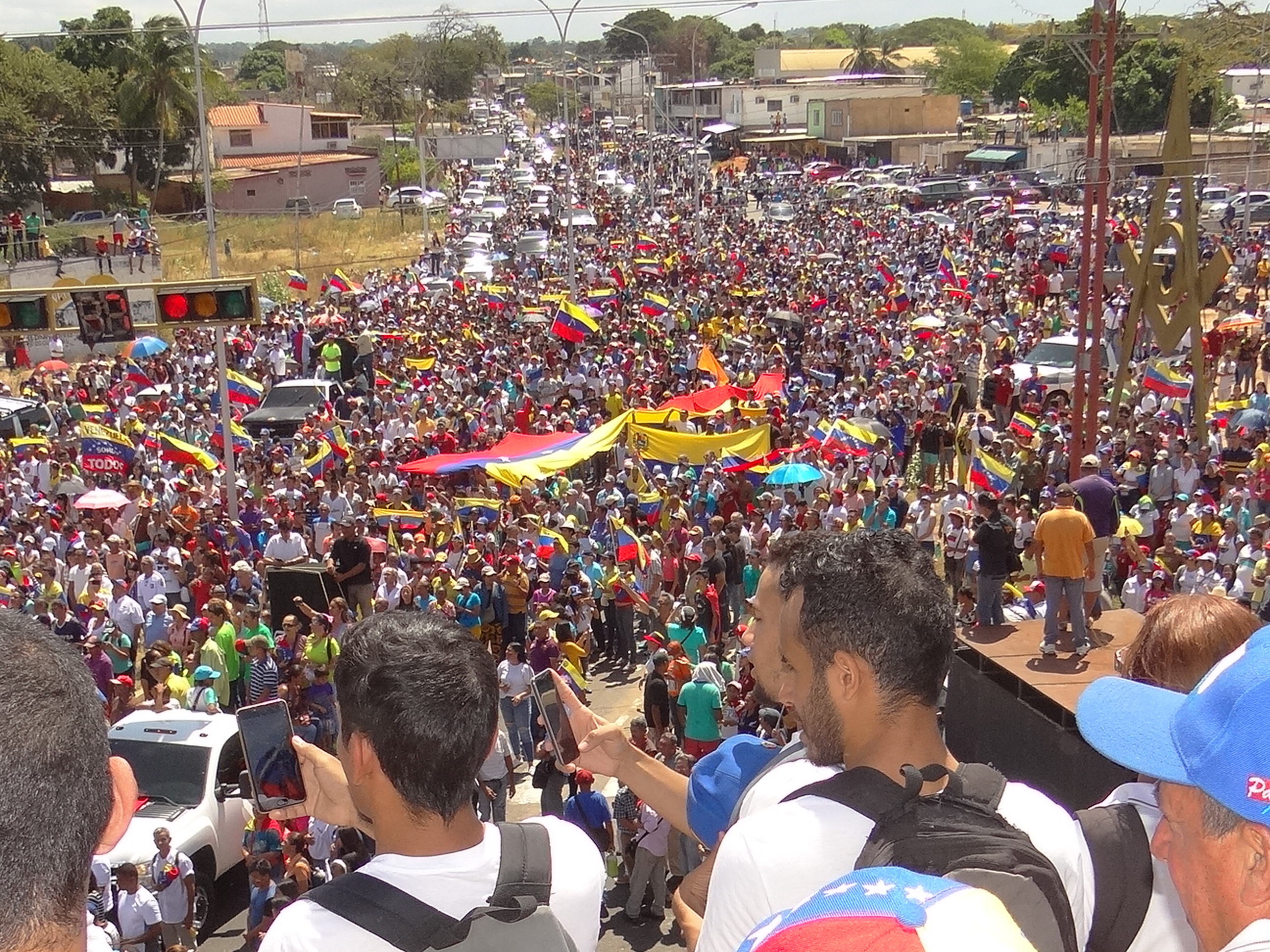 Así marchó Ciudad Bolívar en apoyo al gobierno de transición el #2Feb (FOTOS)