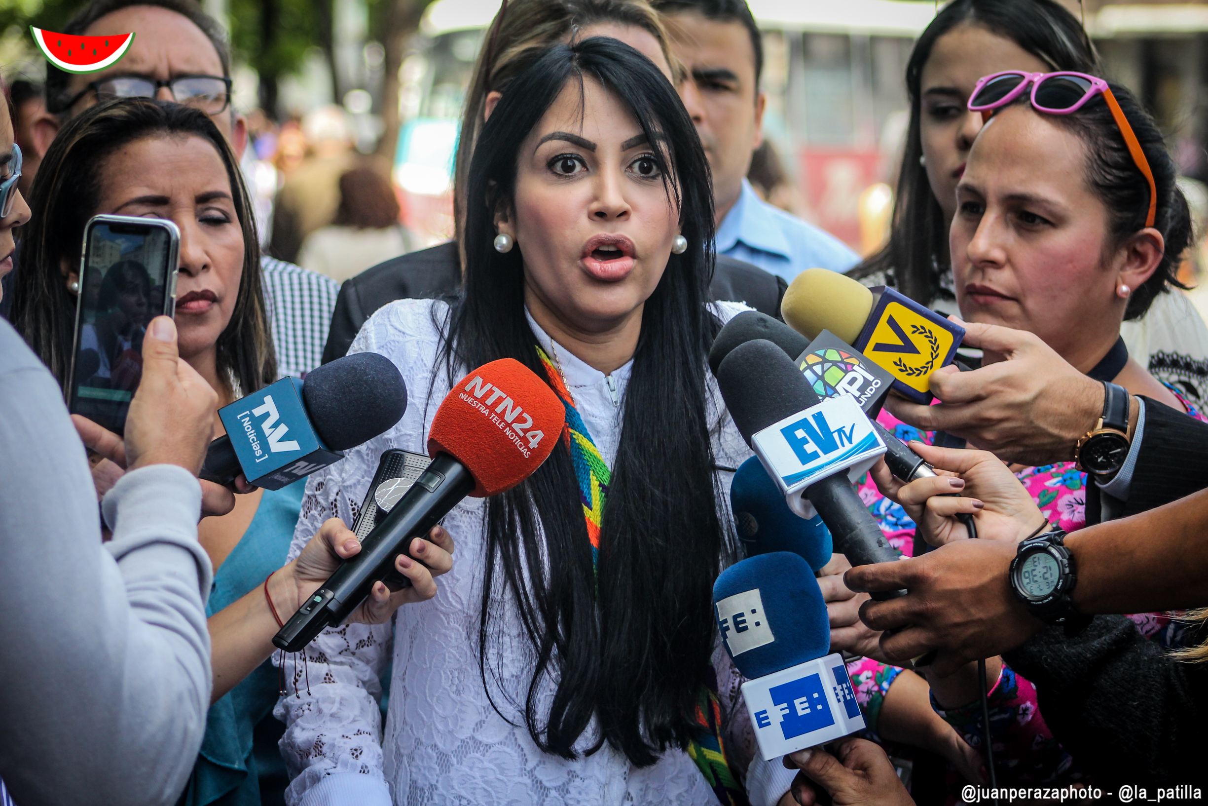 Delsa Solórzano no se le calló a Diosdado y le respondió con fuerza