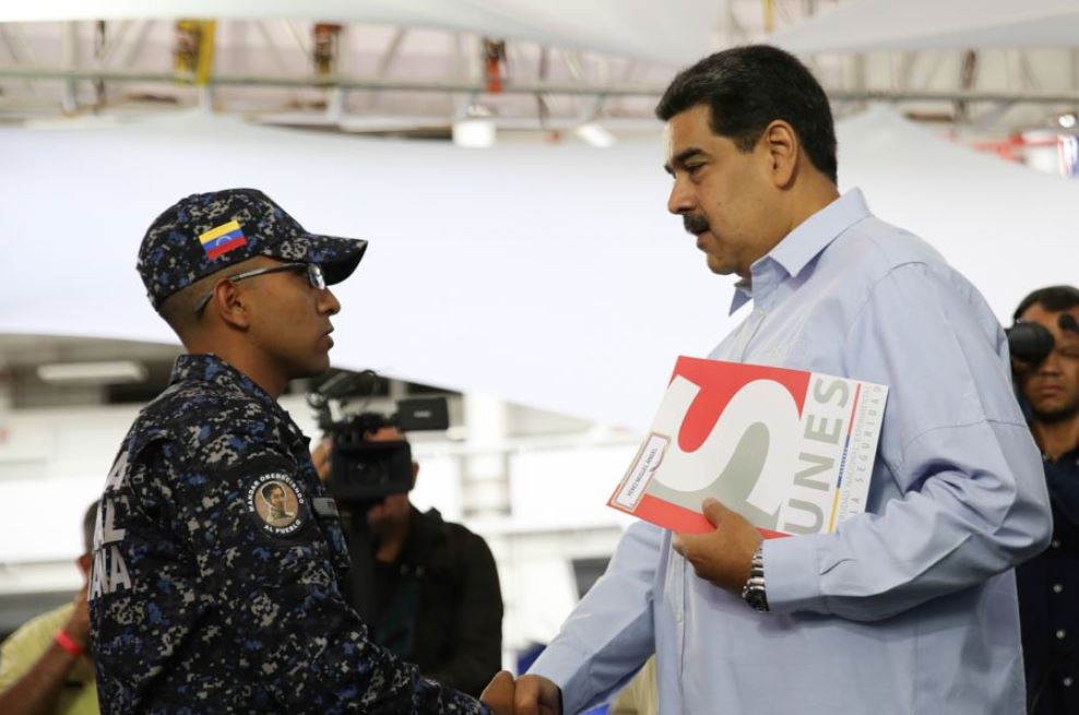“¡Qué viva el Faes!”: Maduro apoya al “escuadrón de la muerte” señalado por Bachelet (Video)