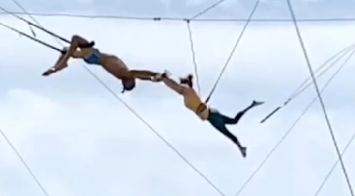 Thalía la “trapecista”, el arriesgado pasatiempo por el que Tommy Mottola la admira