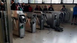 Disturbios en Chile por el aumento del pasaje del Metro