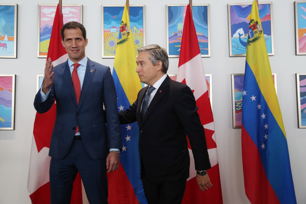 Declaraciones de Juan Guaidó junto a François-Philippe Champagne. Siga en VIVO por lapatilla y Tv Venezuela