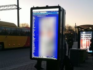 Transmiten pornografía en una estación ferroviaria en Suecia
