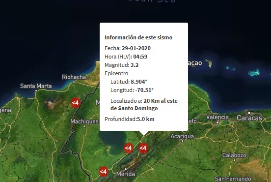Sismo de magnitud 3.2 en Mérida