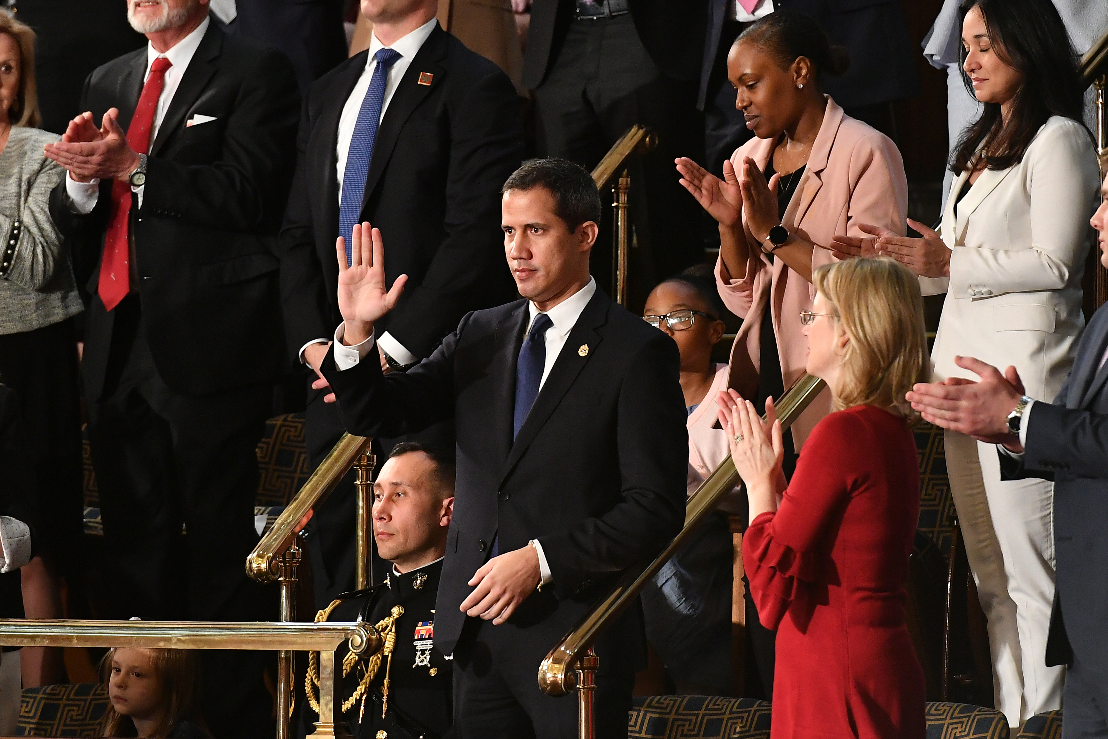 EN FOTOS: Guaidó fue invitado de honor en el discurso del estado de la Unión de Trump
