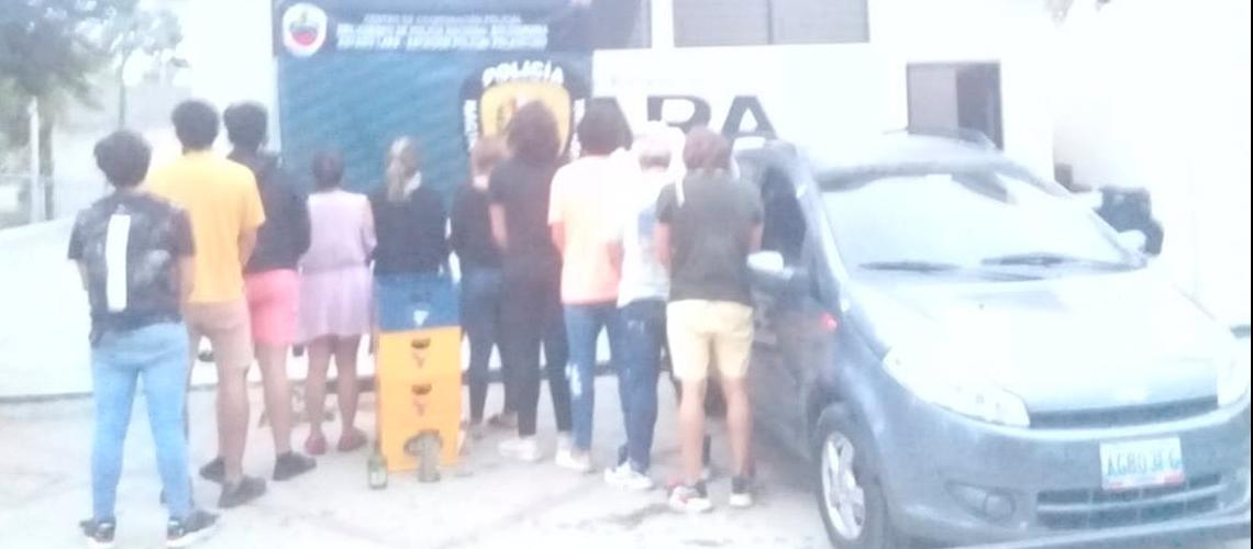 Detienen a 10 jóvenes por fiesta en plena cuarentena en Lara