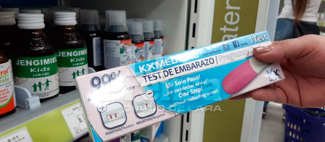 Test de embarazo superan los 800 mil bolívares