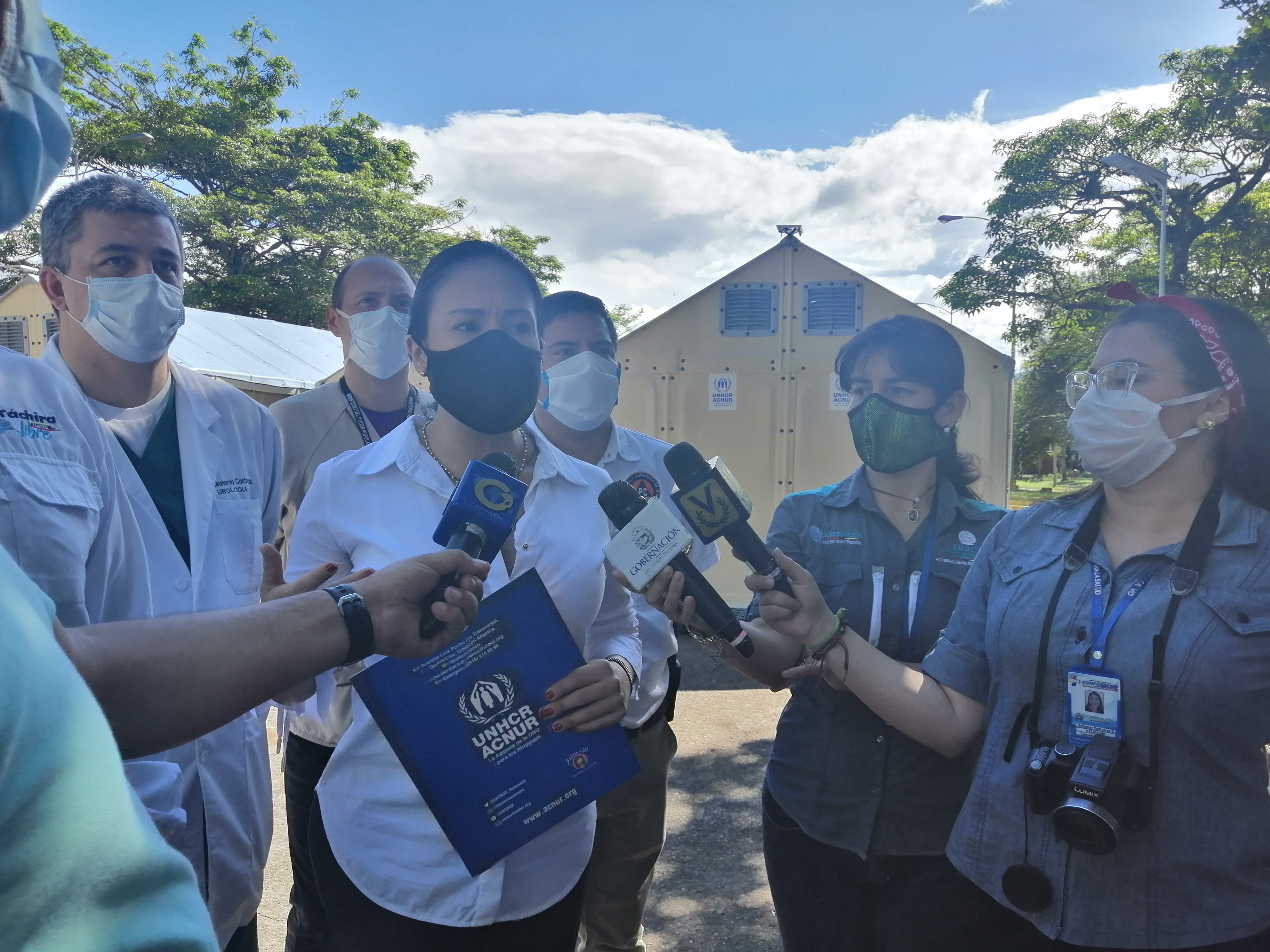 Protección Civil Táchira instaló el primer “Hospital de Campaña” en el país (Fotos)