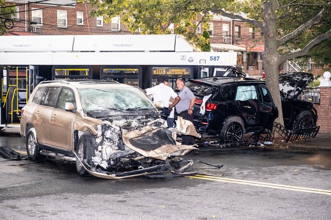 Un accidente en New York dejó 14 personas heridas