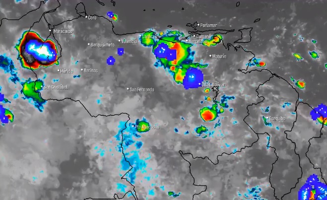 El estado del tiempo en Venezuela este miércoles #5Ago, según el Inameh