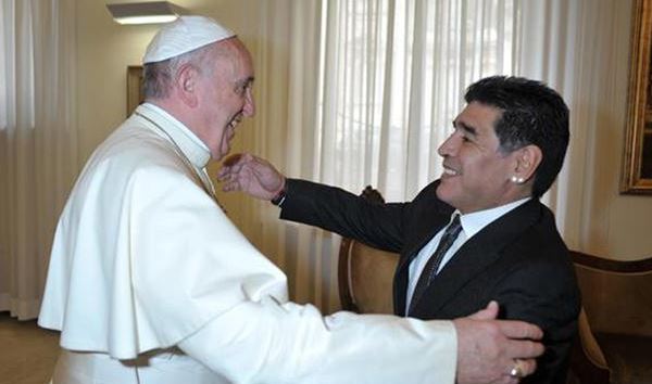 El papa Francisco recordó con afecto a Maradona, el “Pibe de Oro”