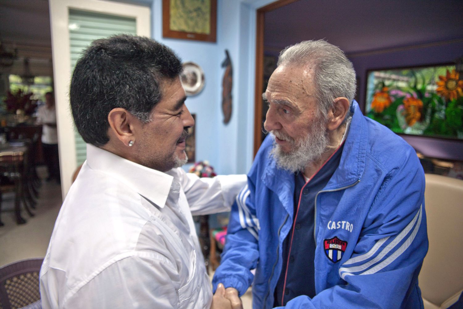 Maradona, Cuba y el tatuaje de Fidel Castro en la pierna de marcar goles (Fotos)