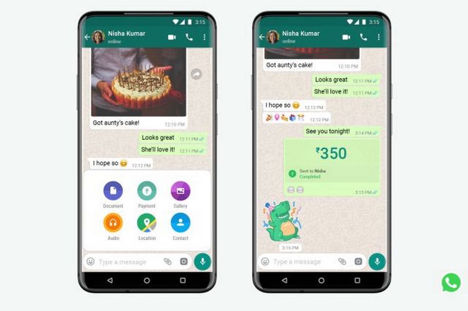 El esperado servicio de pago de WhatsApp comenzó a funcionar en India
