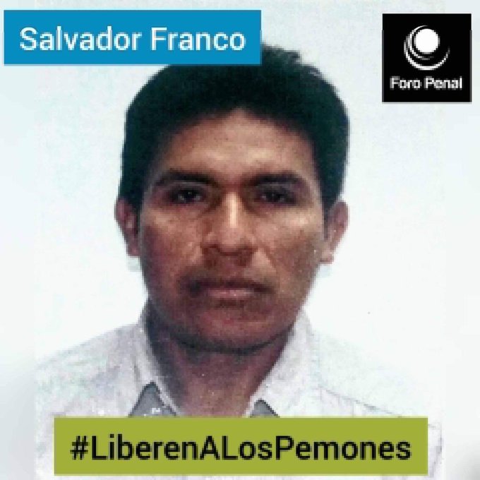 Foro Penal informa que el indígena Salvador Franco, se encuentra en delicado estado de salud