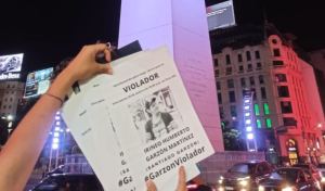 Protestaron en Argentina en apoyo a la joven venezolana abusada (Fotos)