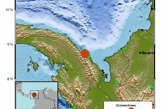 Sismo de magnitud 4.4 sacudió la frontera de Colombia y Panamá