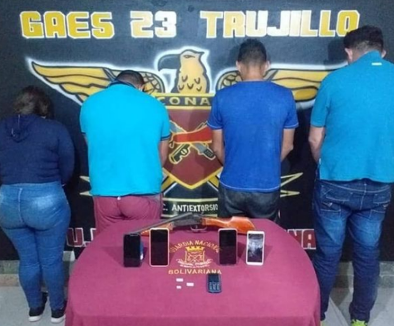GNB detuvo a cuatro “informantes” de la banda “El Cagón” en Trujillo