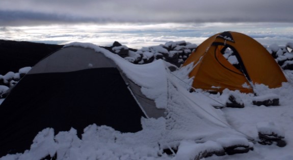¡Espléndido! Las mejores FOTOS de una nevada de ensueño en el Pico Bolívar