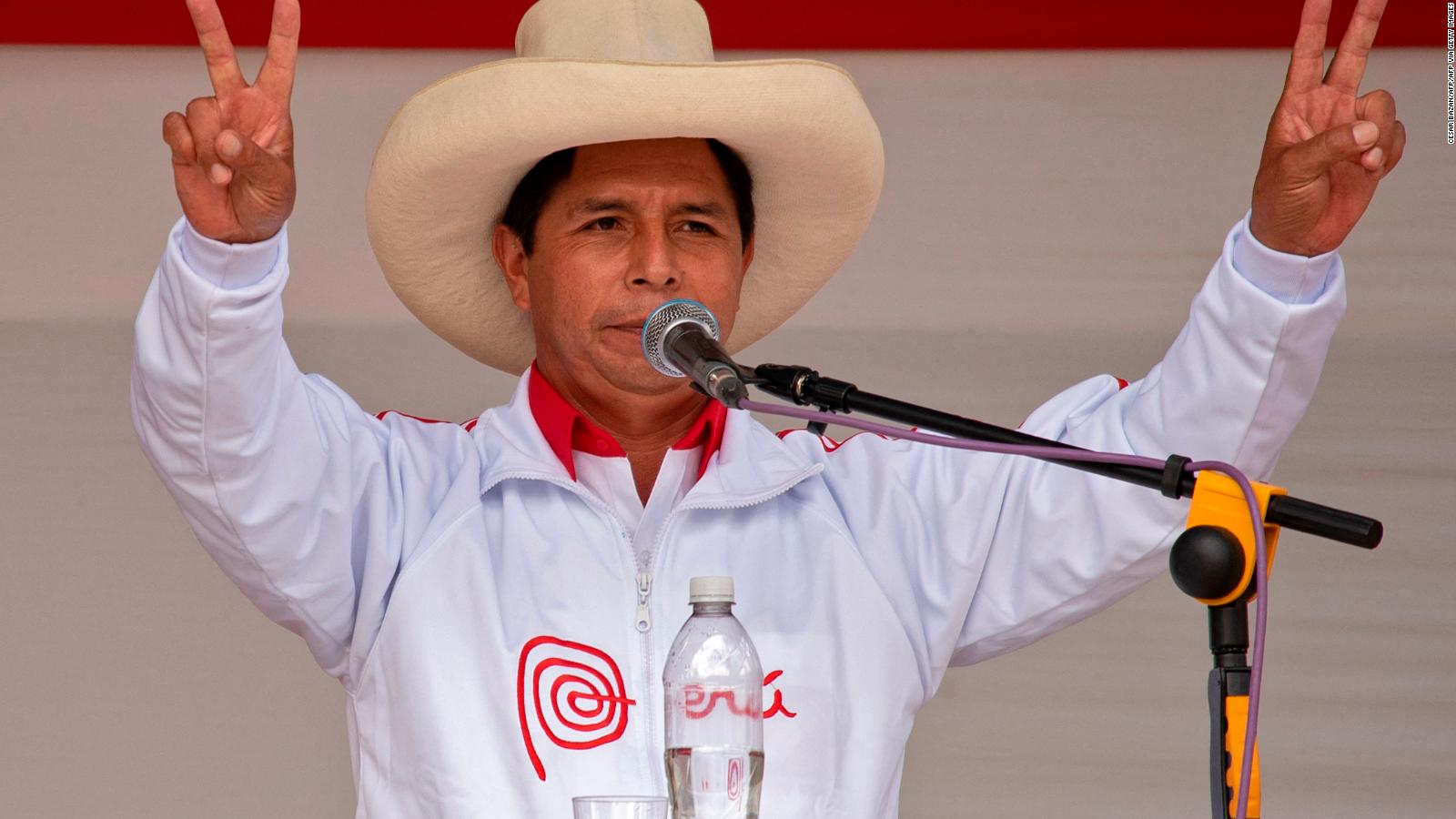 Pedro Castillo fue proclamado como presidente electo de Perú