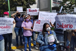 Trabajadores del Hospital Central de Barquisimeto exigen dotación y salario digno