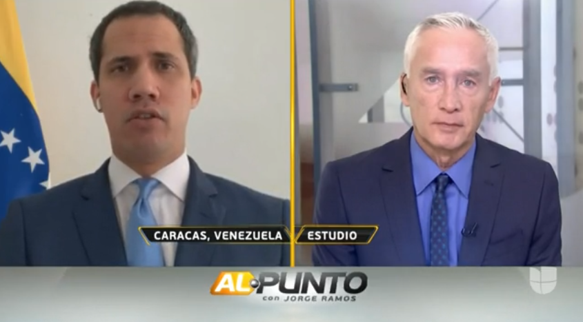 “Nos deben una elección desde 2018”, recordó Guaidó en entrevista con Univisión