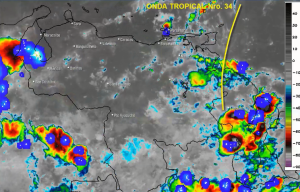 Inameh prevé fuertes lluvias y posibles descargas eléctricas en varios estados de Venezuela