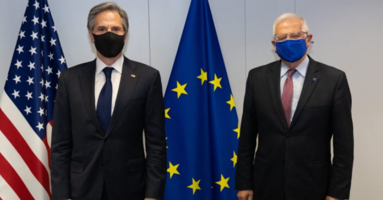 Borrell y Blinken cooperan para “hacer retroceder” a Rusia en Ucrania