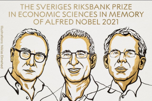 Nobel de Economía para David Card, Joshua Angrist y Guido Imbens por análisis del mercado laboral
