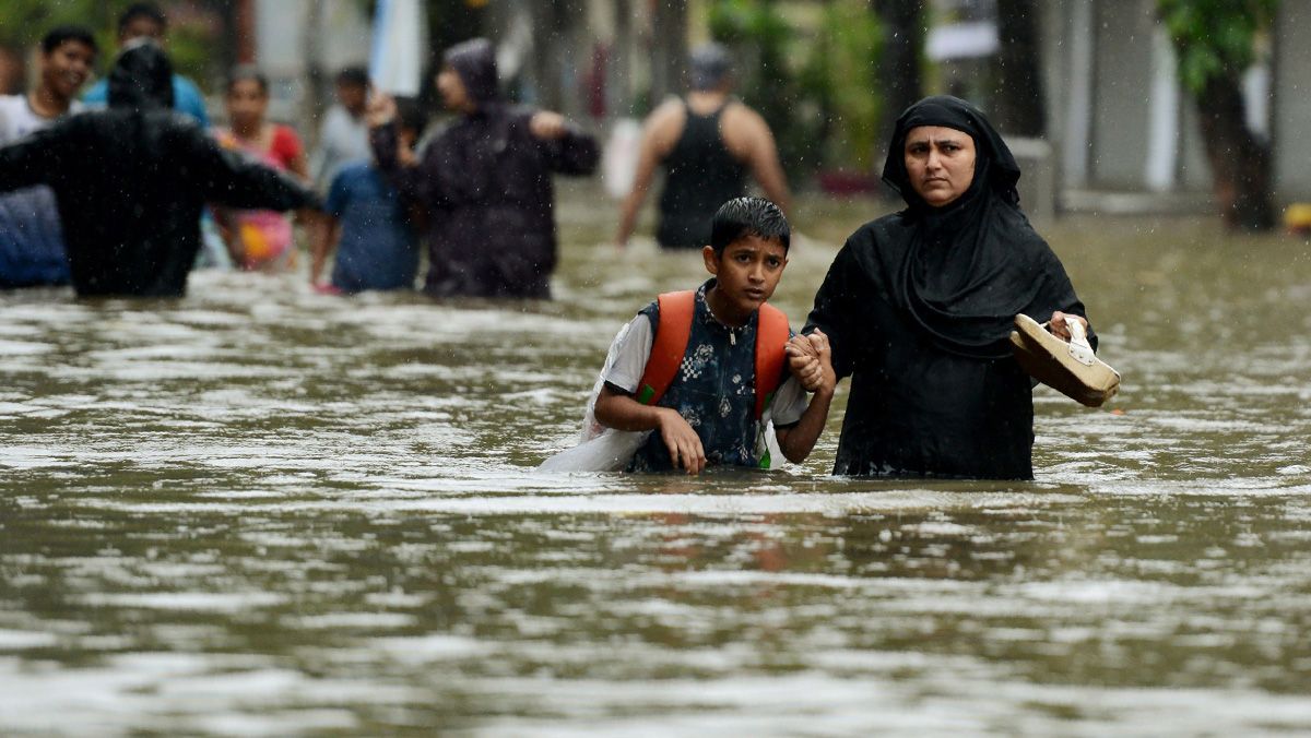 Aumentan a 24 los muertos por las fuertes lluvias en el sur de India