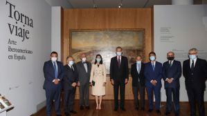 Felipe VI inauguró la exposición del Prado sobre el arte iberoamericano