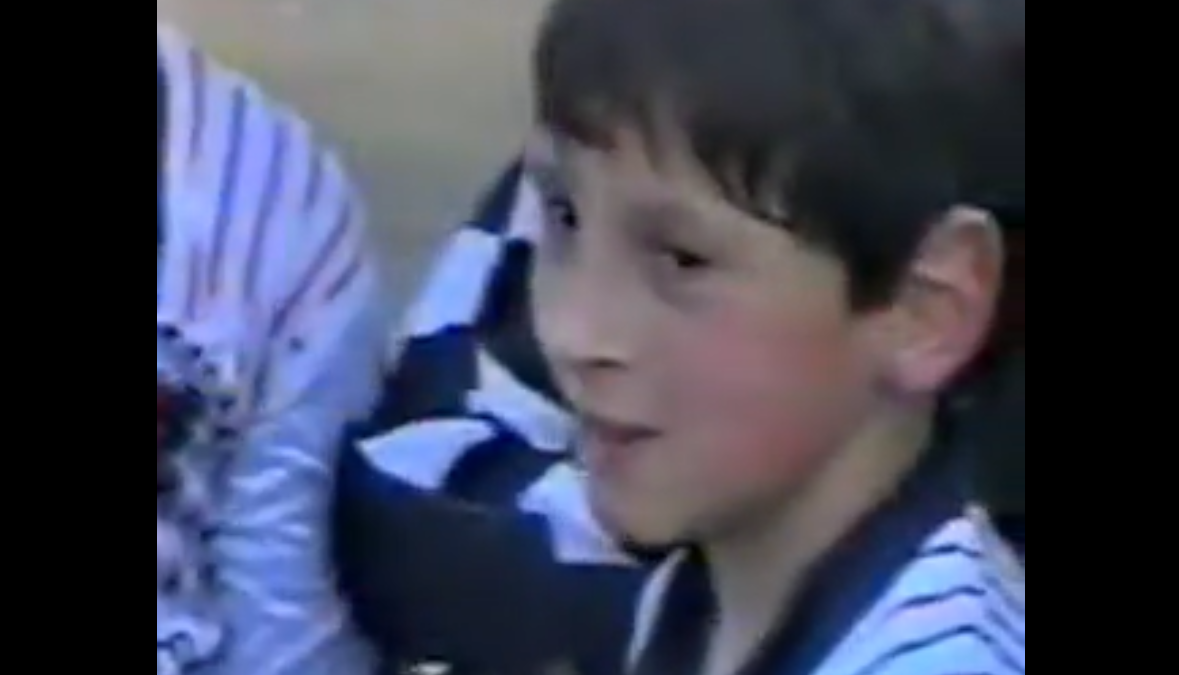 Una joya: La primera entrevista de Leo Messi cuando era un niño (VIDEO)