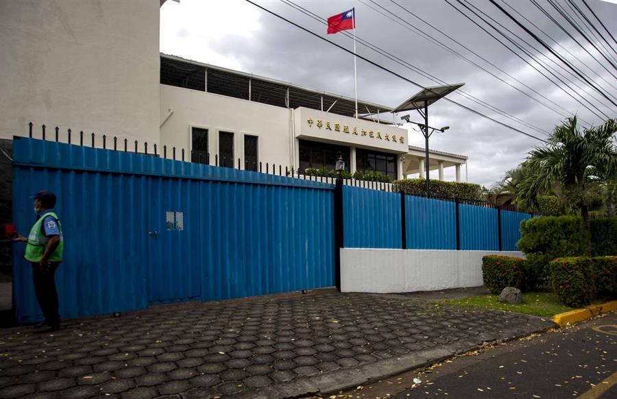 Taiwán amenaza con acciones legales a Nicaragua por “confiscar” su embajada