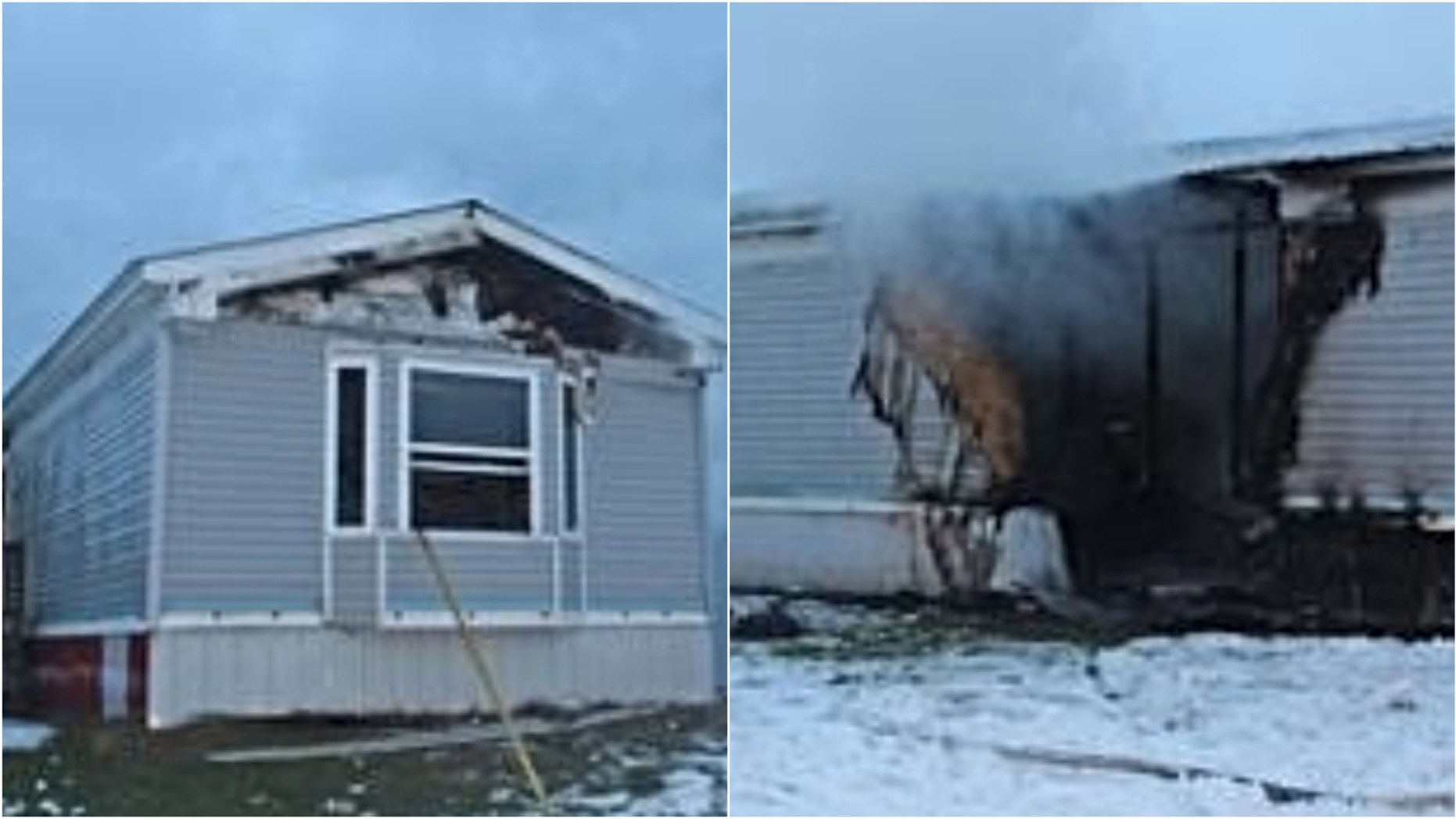 Milagro de Navidad: bomberos de Míchigan salvan a una mujer de 82 años atrapada en una casa en llamas