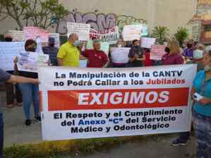 Trabajadores activos y jubilados de Cantv en Aragua exigen reactivación del Plan de Salud