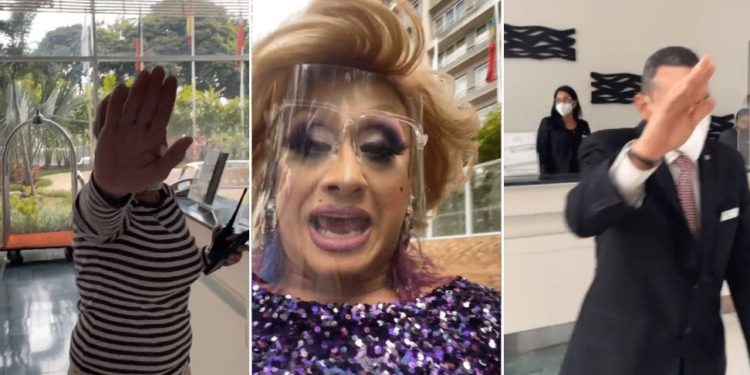 El ESCÁNDALO que armó animador travesti de Televen tras ser presuntamente discriminado en reconocido hotel de Caracas (VIDEO)