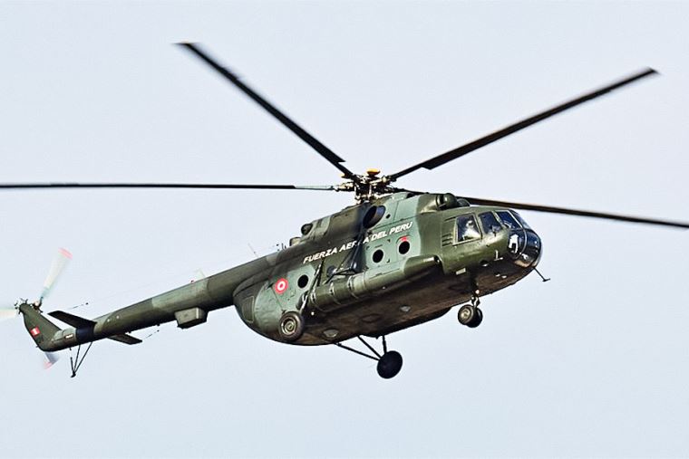 Un helicóptero militar se estrelló en Perú y mueren sus cinco tripulantes