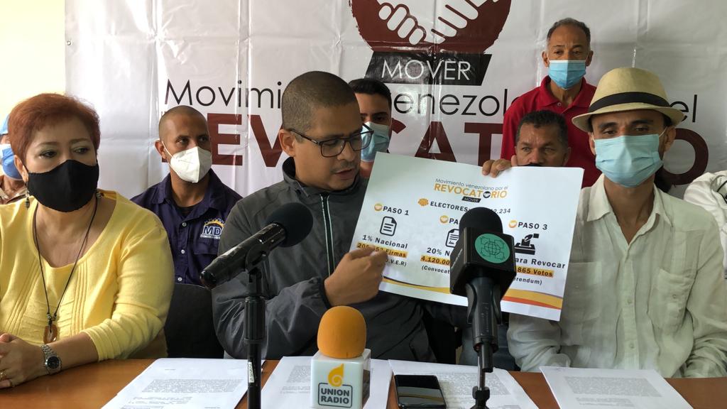 Mover rechazó el plazo aprobado por el CNE para la recolección de firmas a favor del revocatorio contra Maduro