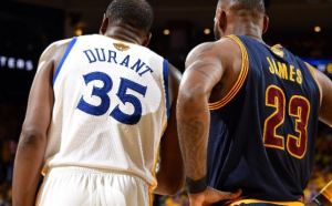 LeBron y Durant repetirán como capitanes en el Juego de las Estrellas de la NBA