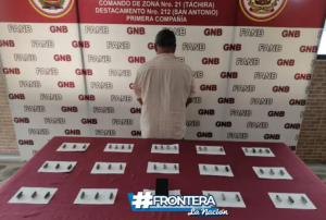 Cayó otra “narcomula” en Táchira, con 46 dediles de cocaína en su estómago