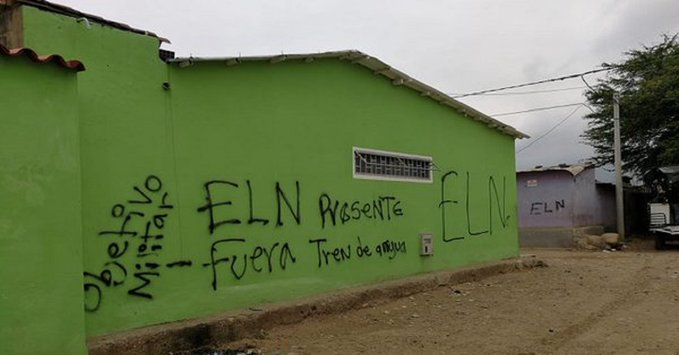 ELN marcó casas de Cúcuta con mensajes en contra del “Tren de Aragua” (Video)