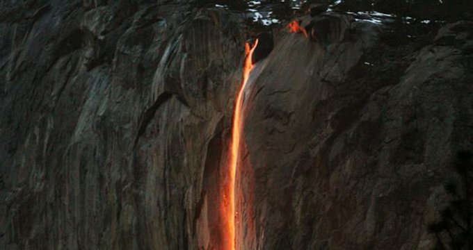 “Cascada de Fuego”, la atracción natural de Yosemite podrá ser vista hasta mediados de febrero