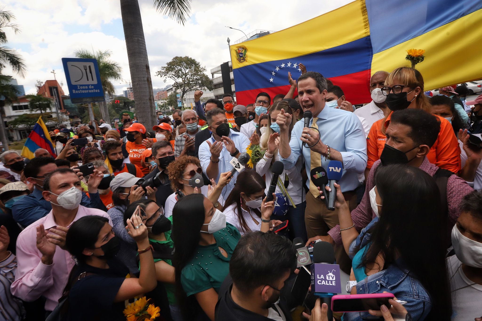 Venezuela alzó la voz: Ciudadanos tomaron las calles en rechazo a invasión de Rusia a Ucrania