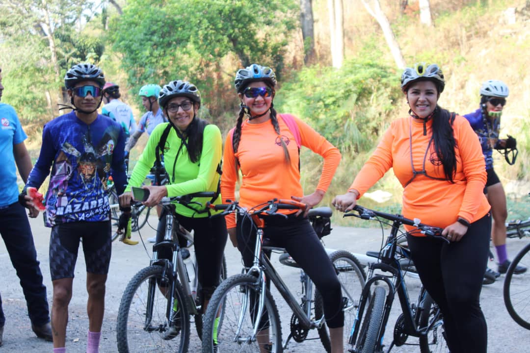 EN FOTOS: peregrinación ciclística “Kilómetros de Fe” en las puertas de San Juan de los Morros rumbo a Apure