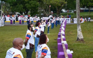 Venezuela se anotó otro Récord Guinness con la línea de chocolate más larga del mundo en Caripito