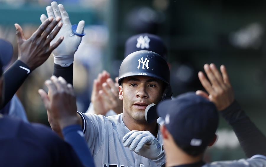 VIDEO: Gleyber Torres pegó cuadrangular para remolcar el triunfo de los Yankees