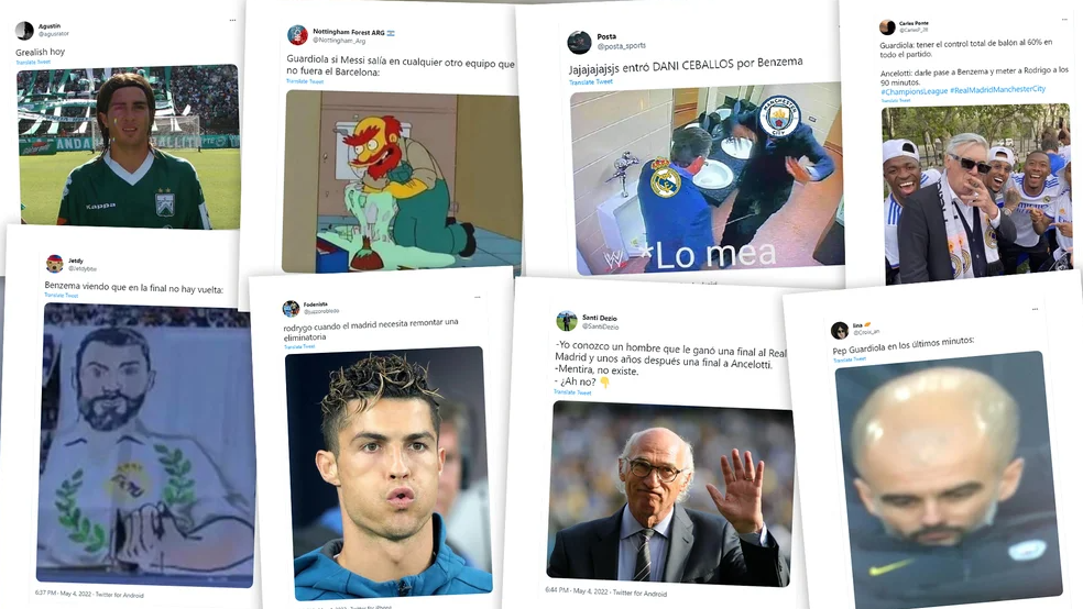 Los MEMES del triunfo de Real Madrid sobre Manchester City, con Guardiola como víctima