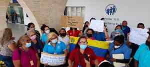 Trabajadores de hospitales y ambulatorios en Paraguaná exigen que se reactive la ruta de la salud