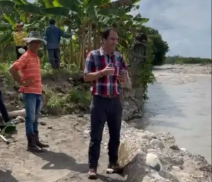 Más de diez mil personas en riesgo al colapsar muro de contención del rio Chama en Mérida