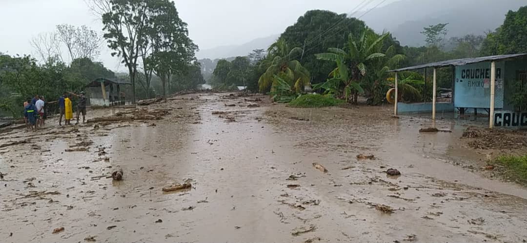 Emergencia en Obispo Ramos de Lora en Mérida: Torrenciales aguaceros provocaron desbordamiento de ríos