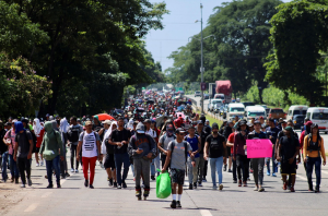 Caravana migrante de venezolanos en México se dispersó gracias a salvoconductos